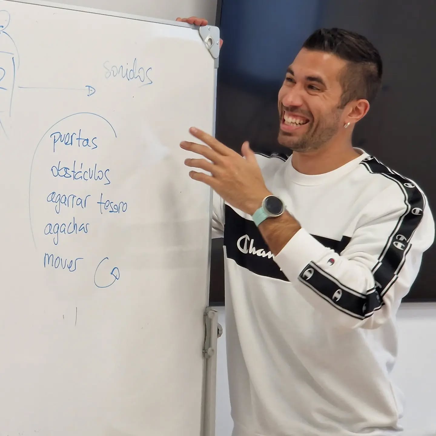 Retrato de Alfonso Sanz en el Creatics Hub de Valladolid